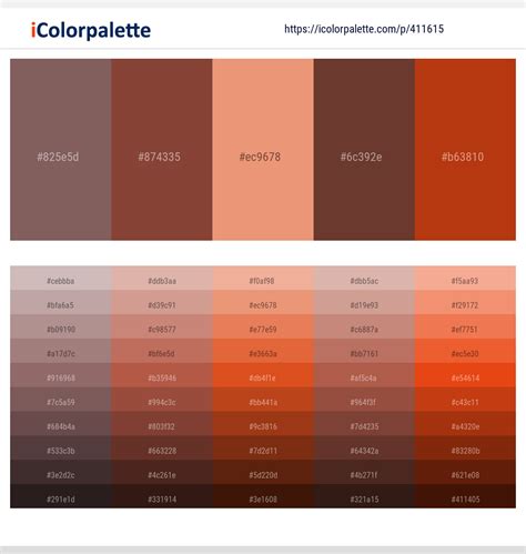 460+ Latest Color Schemes with Spice Color tone combinations | 2023 ...