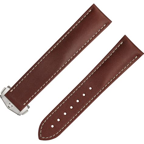 Watch Straps Brown leather strap with foldover clasp | OMEGA US®