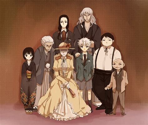 Hunter x Hunter ~ Zoldyck Family from oldest to youngest -- Maha, Zeno ...