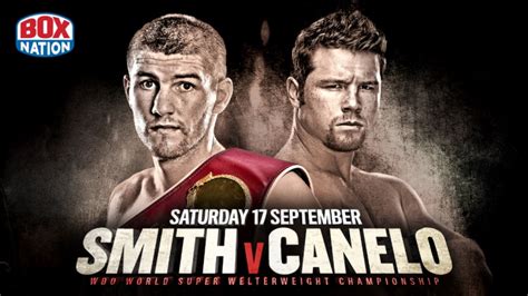 Liam Smith vs. Canelo Alvarez - Fight Poster Revealed - Boxing News