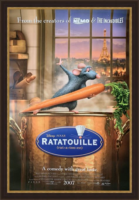 Ratatouille - 2007 - Original Movie Poster - Art of the Movies