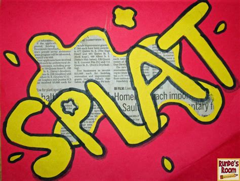 Friday Art Feature - Comic Book Onomatopoeia | RUNDE'S ROOM