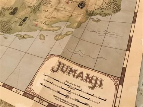 Jumanji Map: Welcome to the Jungle MAP Replica JUMANJI - Etsy | Welcome ...