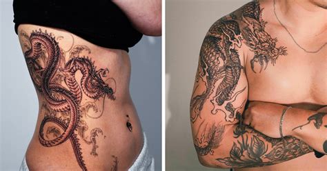 Unleash The Fire Within With These 100 Dragon Tattoo Ideas | Bored Panda