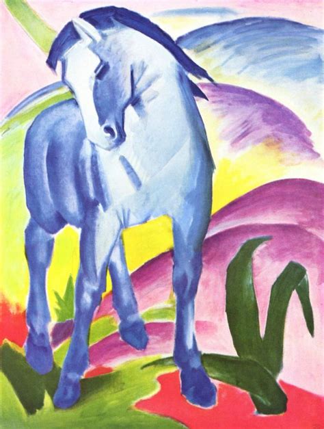 Franz Marc ...blue horses | Franz marc, Blue horse, Poster art