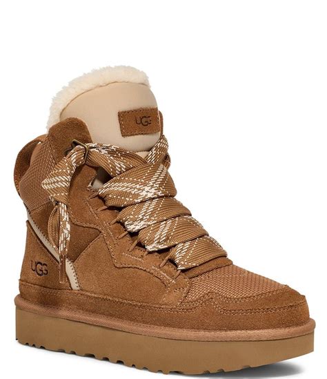 UGG Women's Highmel Suede and Mesh High Top Sneakers | Dillard's ...