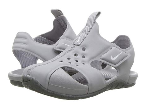 Nike Kids Sunray Protect 2 (Infant/Toddler) (Wolf Grey/White/Cool Grey ...