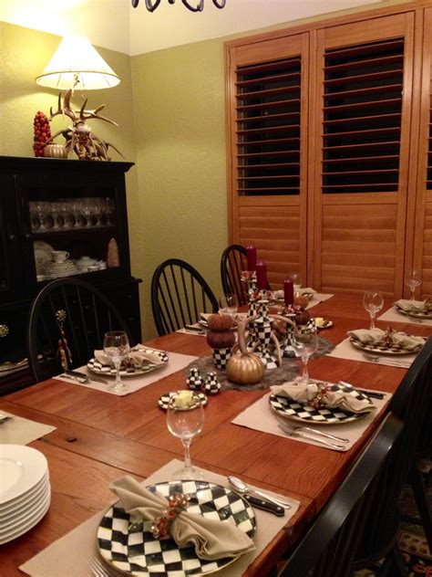 Sunday Family Dinner Table-setting (10/13/13) | Dining room decor, Room ...