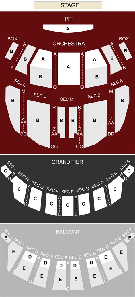 Altria Theater, Richmond, VA - Seating Chart & Stage - Richmond Theater