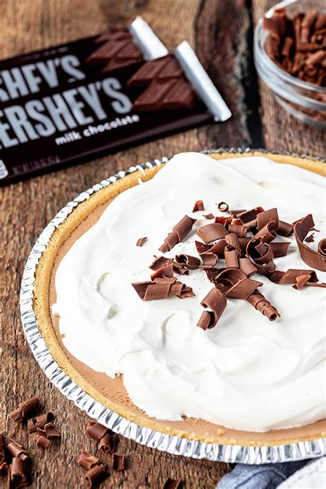 Hershey's Chocolate Bar Pie - Southern Bite