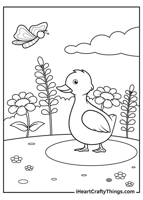 Duck Coloring Pages (Updated 2021)