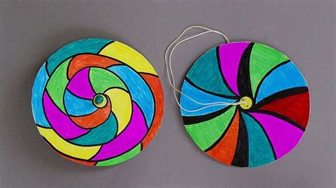 HOW TO MAKE PAPER SPINNERS / EASY PAPER CRAFTS FOR KIDS | Paper ...