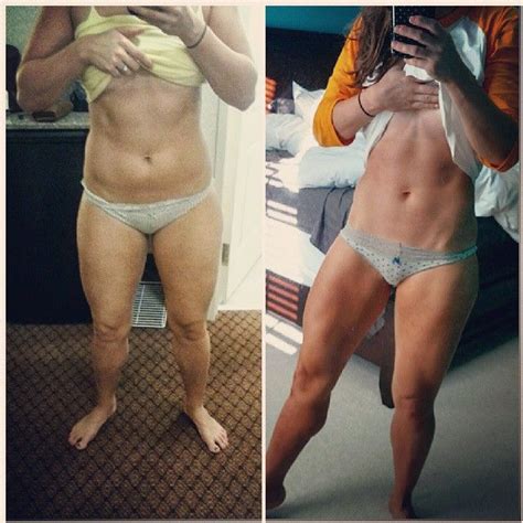 Before and after...fat loss with flexible dieting, Crossfit, and ...