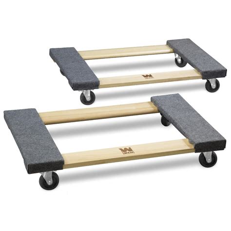 WEN 721830 1320-Pound Capacity 18-by-30-Inch Hardwood Mover’s Dolly, 2 ...