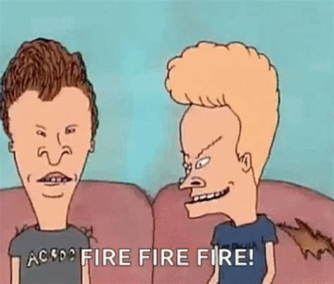 Fire Fire Beavis GIFs | Tenor