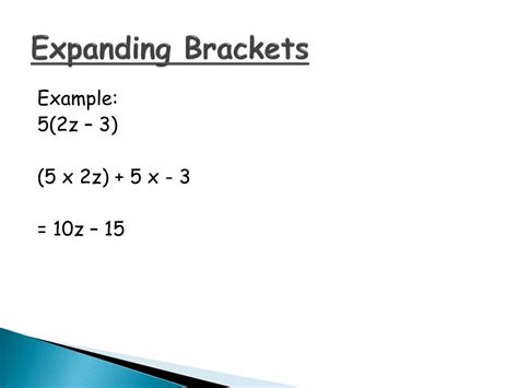 PPT - Expanding Brackets PowerPoint Presentation, free download - ID ...