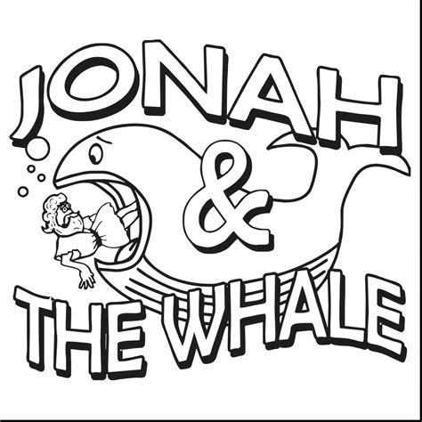 A Wonderful of Collection Stories, Jonah and the Whale Coloring Pages ...