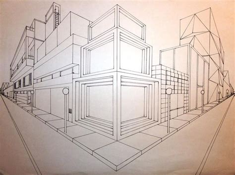 Two-Point Perspective by NimbleNinja224 on DeviantArt | 원근법, 2점 투시 그림 ...