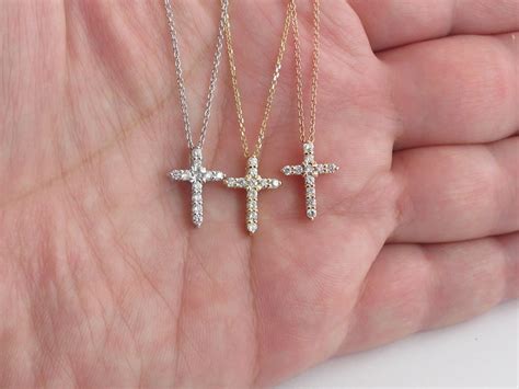 Moissanite Cross Pendant Sizes Tennis Cross Available For Men Or Ladies ...