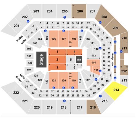 Golden 1 Center Seating Chart + Rows, Seats and Club Seat Info