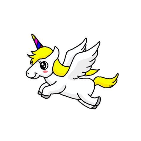 How to Draw a Pegasus - Step by Step Easy Drawing Guides - Drawing Howtos