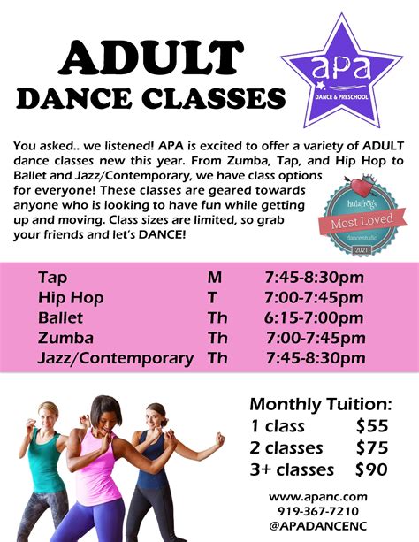 Adult Classes | Academy for Performing Arts