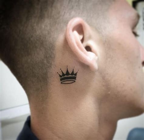 75+ Symbolic Crown Tattoo Designs | Neck tattoo for guys, Crown tattoo ...