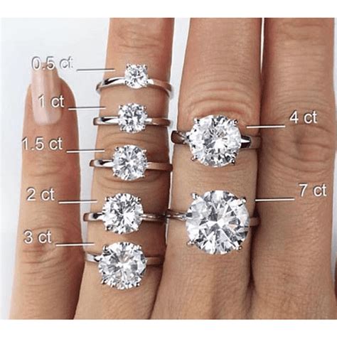 6 Diamond Rings (By Actual Carat Size) At Levy Jewelers You Need To Try On!