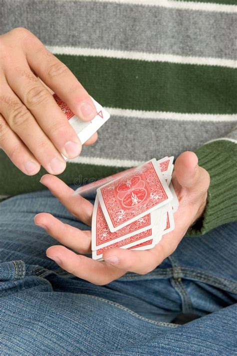 Shuffling cards stock image. Image of gambling, skilled - 17865153