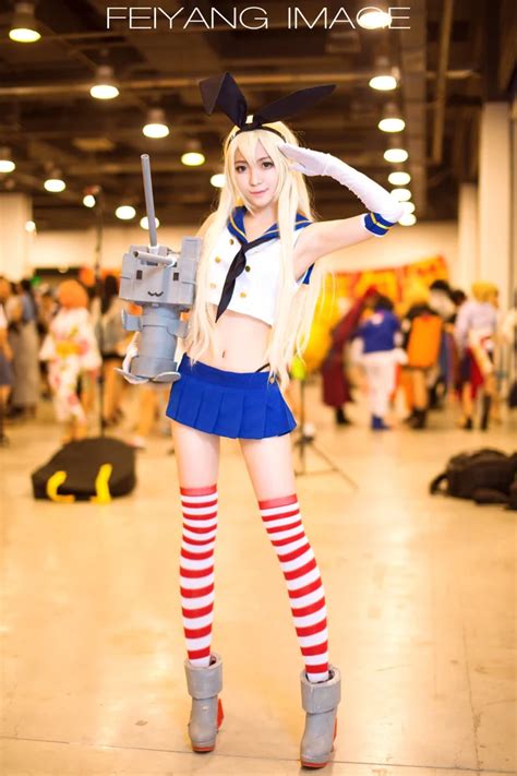 Aliexpress.com : Buy Kantai Collection Shimakaze Short Skirt Cosplay ...