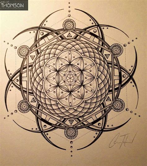 Sacred Geometry Art #geometrytattoos | Sacred geometry tattoo, Geometry ...