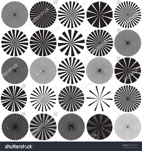 Vector Radial Pattern Graphic Collection | Radial pattern, Pattern, Vector