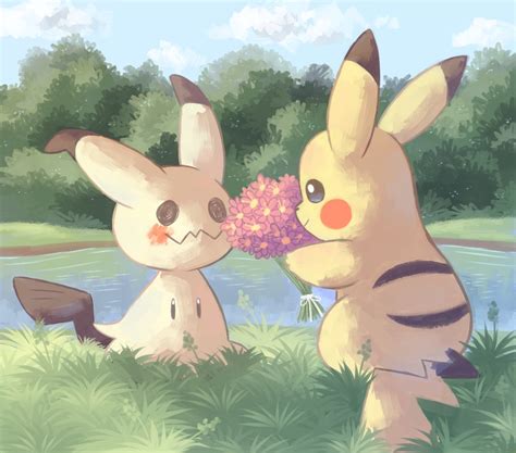 Pikachu X Mimikyu - Pokémon Fan Art (40883657) - Fanpop