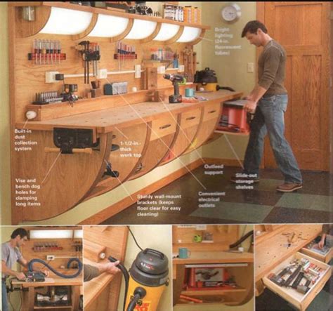 Craft A Diy Workbench For Your Home Garage - Garage Ideas