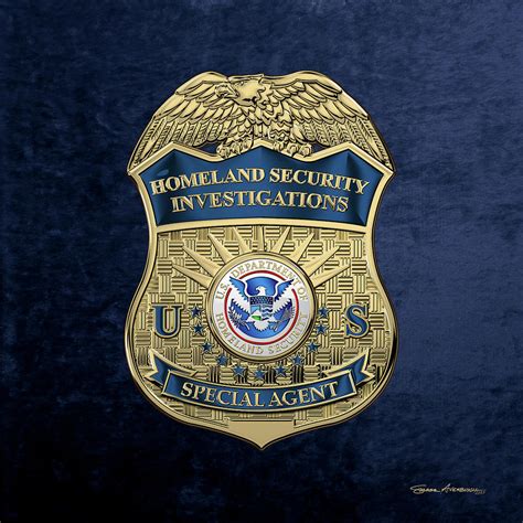 Homeland Security Investigations - H S I Special Agent New Badge over ...