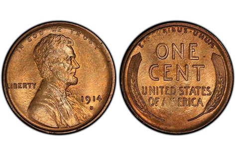 1914-S Lincoln Wheat Penny in Uncirculated Condition | Valuable pennies ...