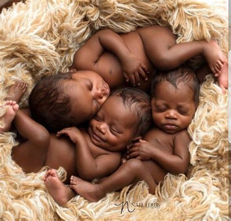 Cute Black Babies on Twitter | Cute black babies, Triplet babies ...