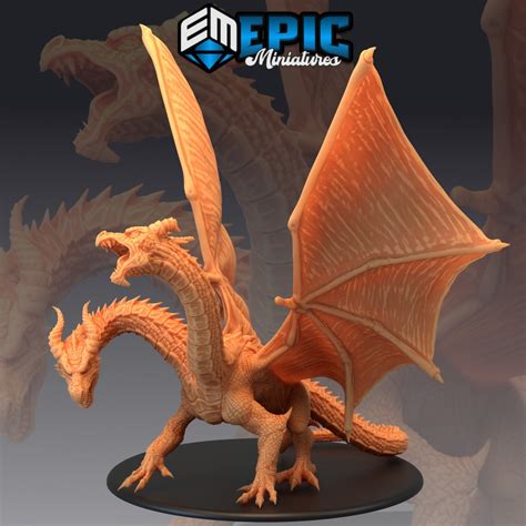 Two Headed Dragon I Dungeons and Dragons I D&D I Pathfinder I Epic ...