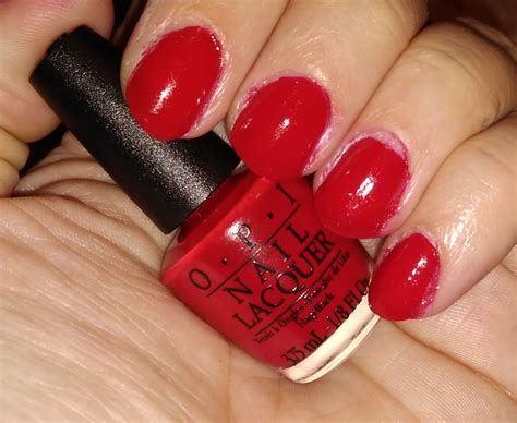 big red apple nail polish - Sandie Ackroyd