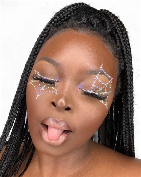 Try Sparkly Spiderweb Makeup for an Easy Halloween Costume | Tutorial ...