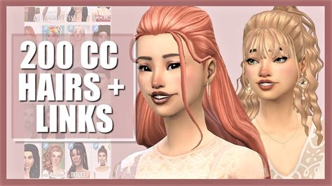 Sims 4 Cc Hair Female Maxis Match - Hair Style Blog