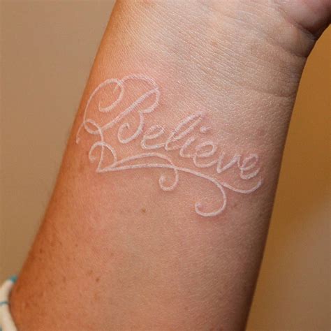 40 Beautiful White Ink Tattoos You Will Love