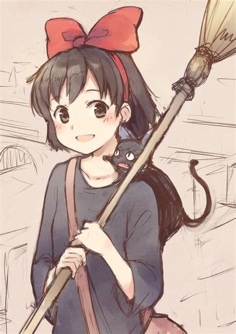 Kiki and Jiji - Studio Ghibli Fan Art (38931003) - Fanpop