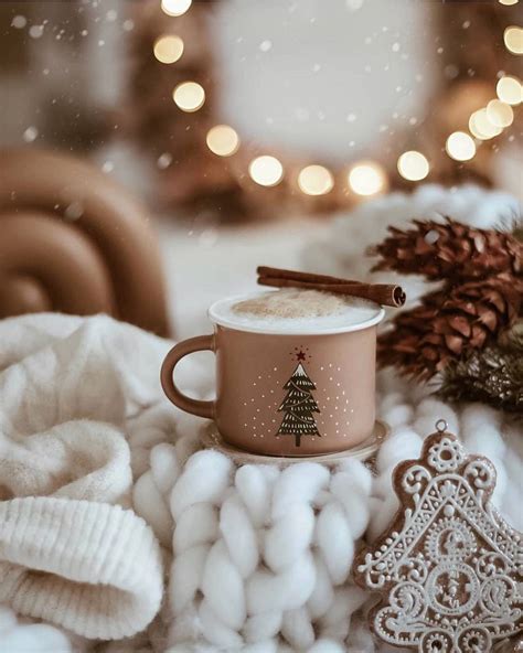 Download Beige Cozy Christmas Aesthetic Wallpaper | Wallpapers.com