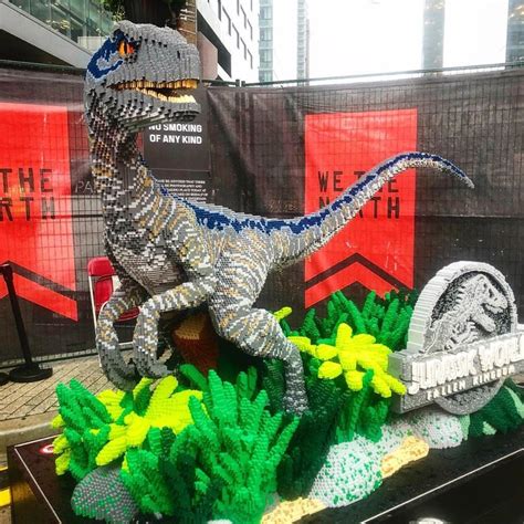 LEGO Blue has arrived at Jurassic Park! She’s built with 2,500 Lego ...