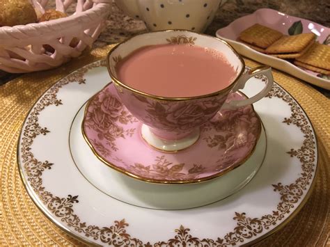 Kashmiri pink tea | Pink tea, Yummy treats, Pink cups