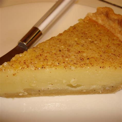 Egg Custard Pie Recipe