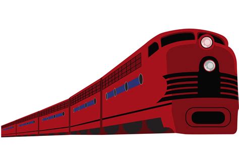 Railroad Train Vector Set - Download Free Vector Art, Stock ...