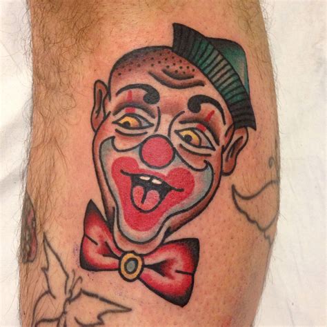 Chaini traditional tattoo clown Clown Tattoo, Joker Tattoo, I Tattoo ...