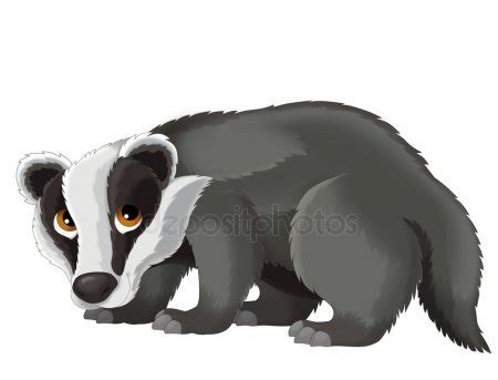 Pictures: cartoon badger | Cartoon badger — Stock Photo © agaes8080 ...